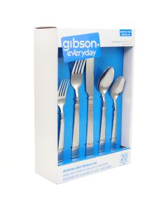 Gibson Home Prato 20 Piece Flatware Set