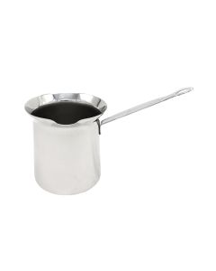 Korkmaz Classic 8 Ounce Stainless Steel Turkish Coffee Pot in Silver