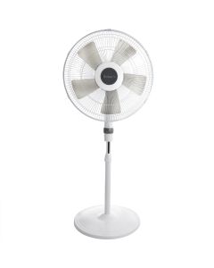 Holmes Oscillating 16 Inch Blade Staind Fan with Metal Grill in White